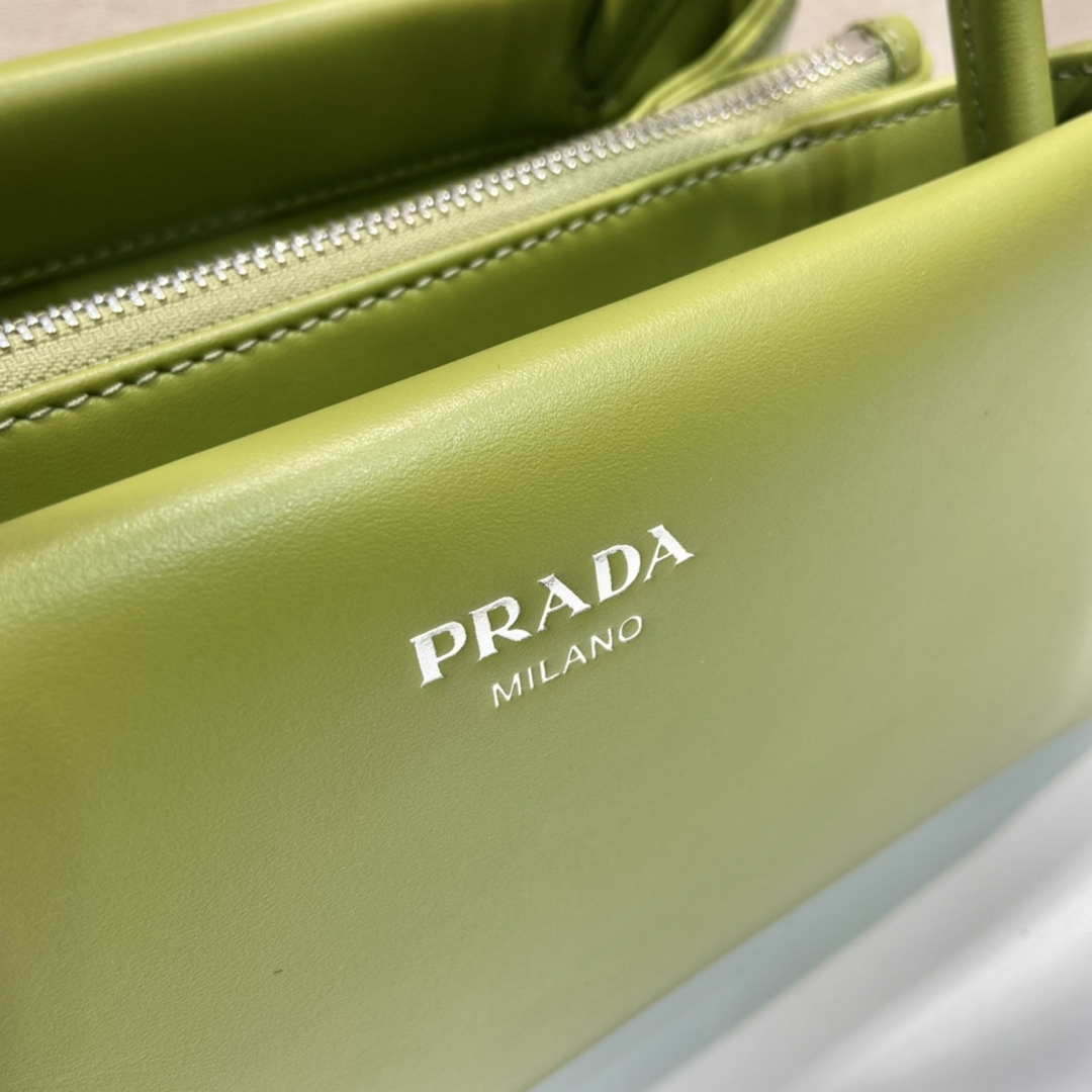 Prada 1BA368 Leather mini-bag Bag Green - Default Title - View 5