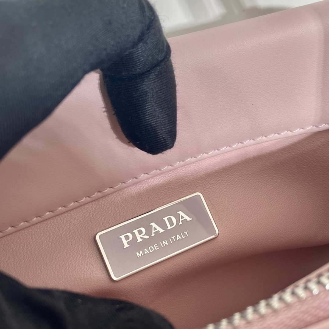 Prada 1BA368 Leather mini-bag Bag Pink - Default Title - View 9