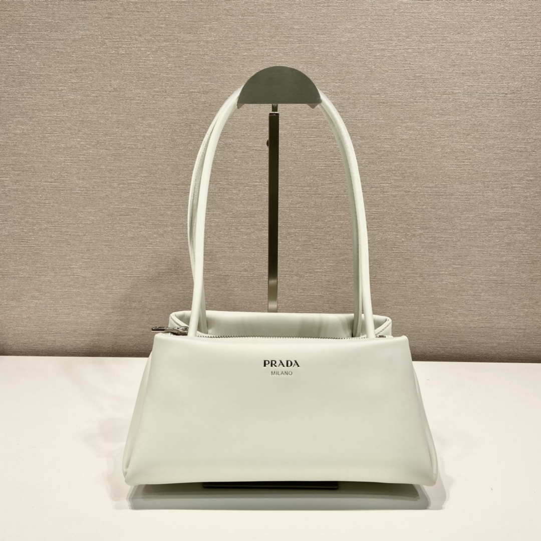 Prada 1BA368 Leather mini-bag Bag White - Default Title - View 1