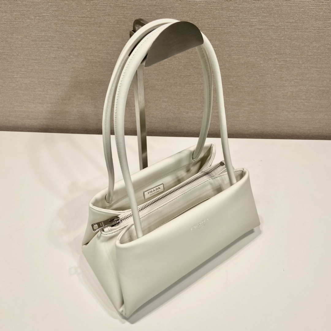 Prada 1BA368 Leather mini-bag Bag White - Default Title - View 3