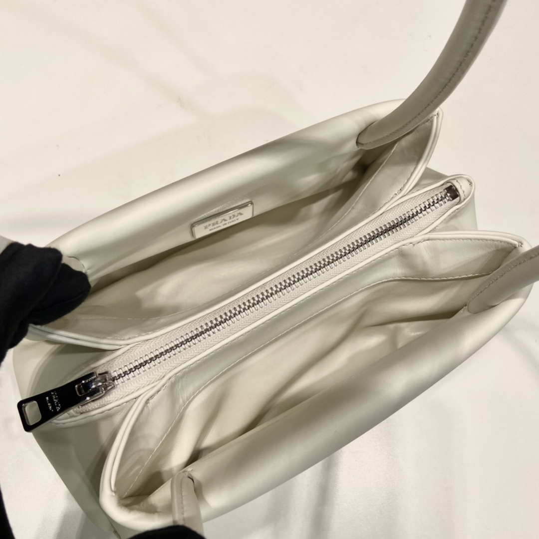 Prada 1BA368 Leather mini-bag Bag White - Default Title - View 7