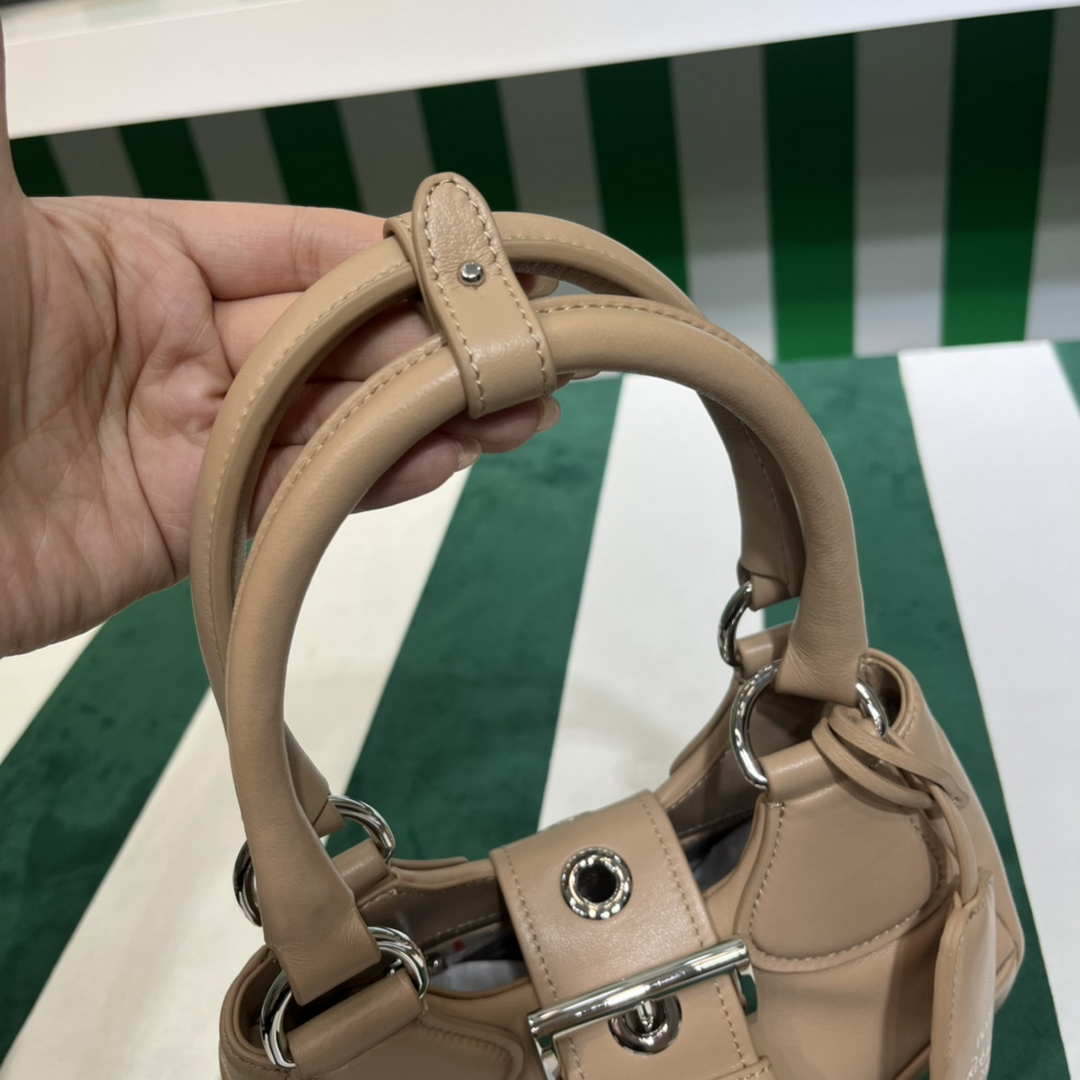 Prada 1BA368 Moon padded nappa-leather bag Apricot - Default Title - View 7