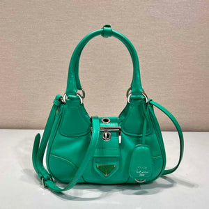 Prada 1BA368 Moon padded nappa-leather bag Green - Default Title - View 1