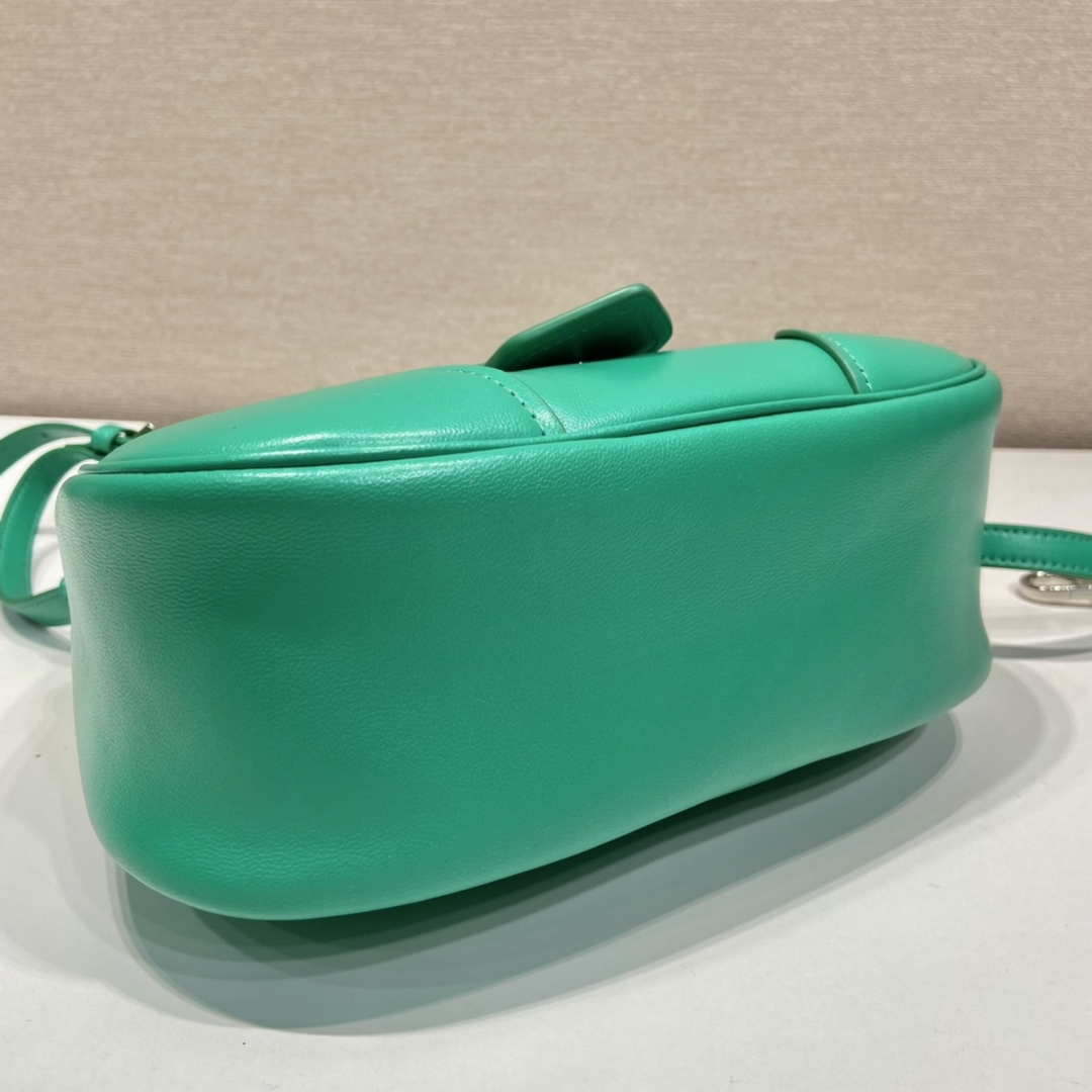 Prada 1BA368 Moon padded nappa-leather bag Green - Default Title - View 7