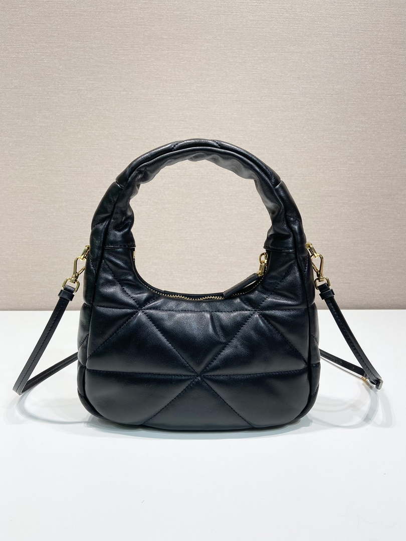 Prada 1BA384 Nappa-leather mini bag with topstitching