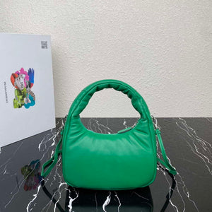 Prada 1BA384 Prada Soft Padded Nappa Leather Mini Bag Green - Default Title - View 2