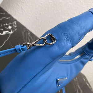 Prada 1BA384 Prada Soft Padded Nappa Leather Mini Bag Light Blue - Default Title - View 6