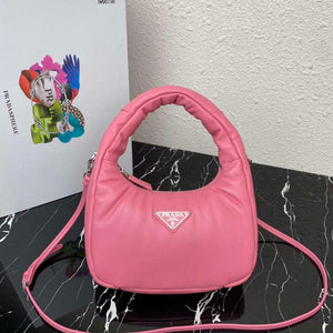Prada 1BA384 Prada Soft Padded Nappa Leather Mini Bag Pink - Default Title - View 7
