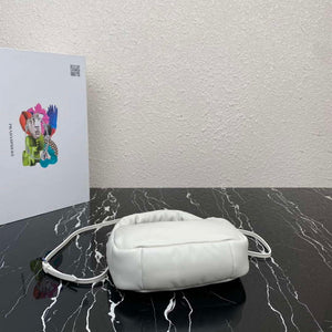 Prada 1BA384 Prada Soft Padded Nappa Leather Mini Bag White - Default Title - View 5
