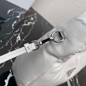 Prada 1BA384 Prada Soft Padded Nappa Leather Mini Bag White - Default Title - View 6
