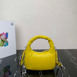 Prada 1BA384 Prada Soft Padded Nappa Leather Mini Bag Yellow - Default Title - View 2