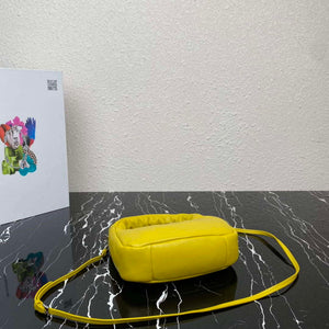 Prada 1BA384 Prada Soft Padded Nappa Leather Mini Bag Yellow - Default Title - View 5