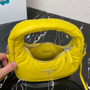 Prada 1BA384 Prada Soft Padded Nappa Leather Mini Bag Yellow - Default Title - View 8