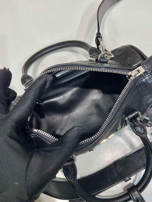 Prada 1BA389 Antique Nappa Leather Handbag Black - Default Title - View 9