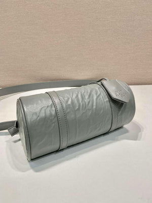 Prada 1BA389 Antique Nappa Leather Handbag Gray - Default Title - View 6
