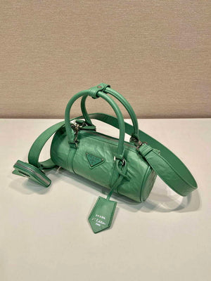 Prada 1BA389 Antique Nappa Leather Handbag Green - Default Title - View 3