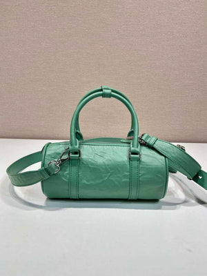 Prada 1BA389 Antique Nappa Leather Handbag Green - Default Title - View 5