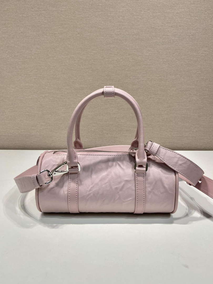 Prada 1BA389 Antique Nappa Leather Handbag Pink - Default Title - View 4