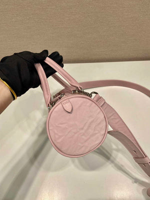 Prada 1BA389 Antique Nappa Leather Handbag Pink - Default Title - View 5