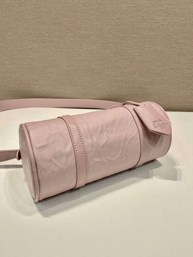 Prada 1BA389 Antique Nappa Leather Handbag Pink - Default Title - View 6