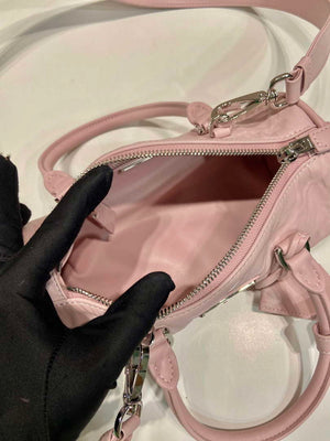 Prada 1BA389 Antique Nappa Leather Handbag Pink - Default Title - View 8