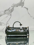 Prada 1BA426 Medium leather handbag Dark Green