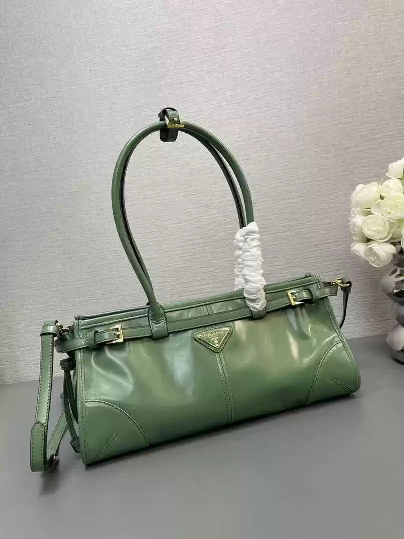Prada 1BA426 Medium leather Handbag Green - Default Title - View 3