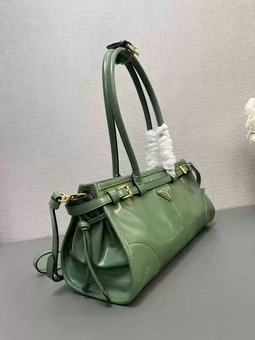 Prada 1BA426 Medium leather Handbag Green - Default Title - View 4