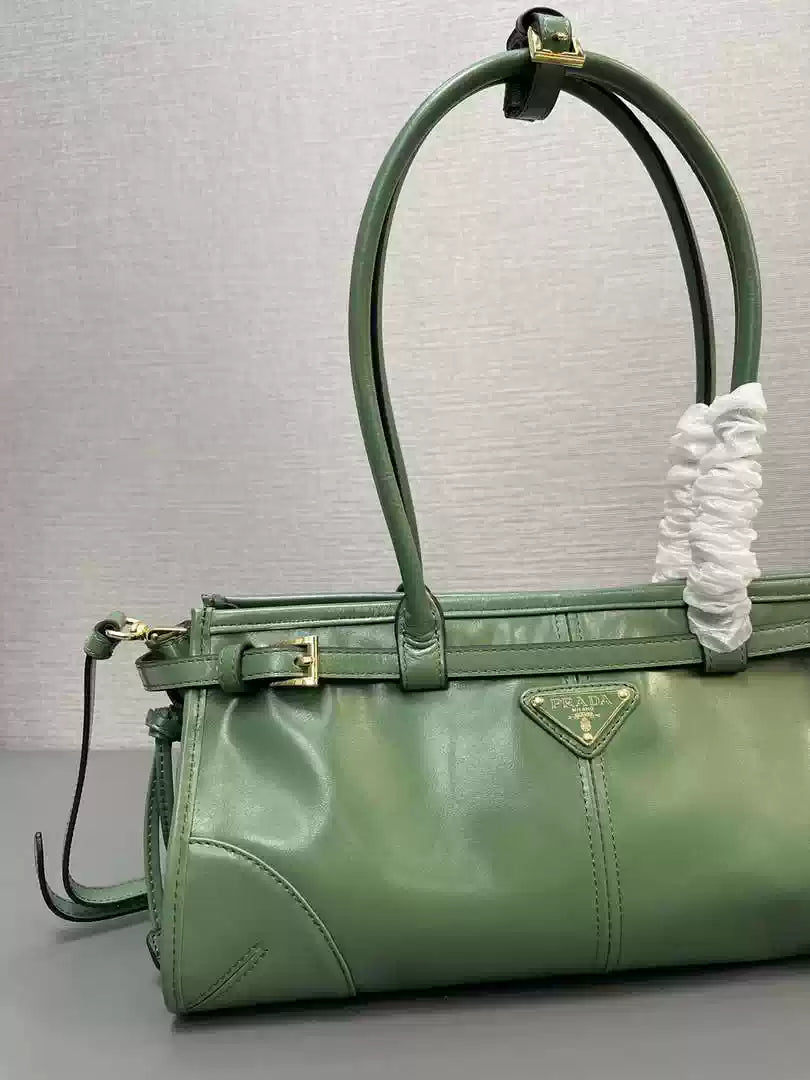 Prada 1BA426 Medium leather Handbag Green - Default Title - View 5