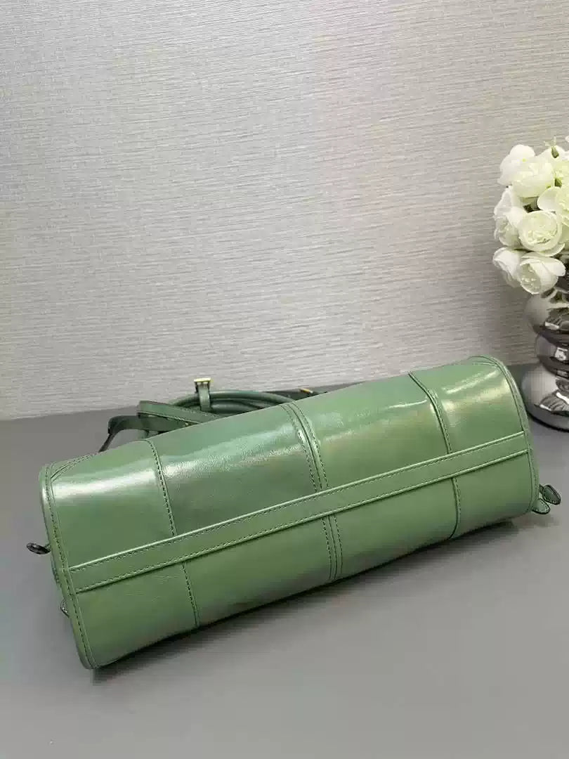 Prada 1BA426 Medium leather Handbag Green