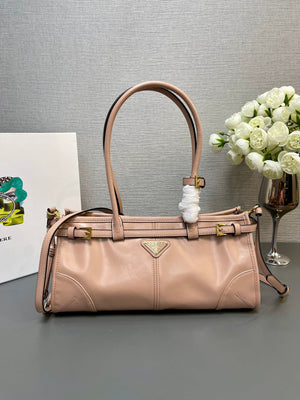 Prada 1BA426 Medium leather handbag Pink - Default Title - View 1