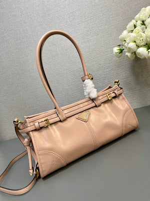 Prada 1BA426 Medium leather handbag Pink - Default Title - View 3