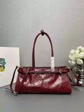Prada 1BA426 Medium leather handbag Red