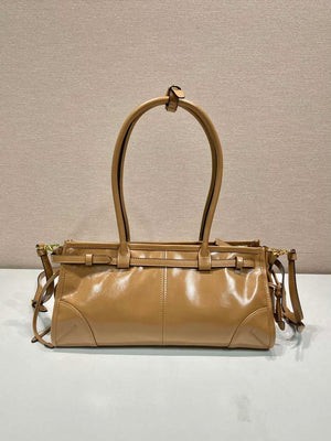 Prada 1BA426 Medium leather handbag  Brown - Default Title - View 4