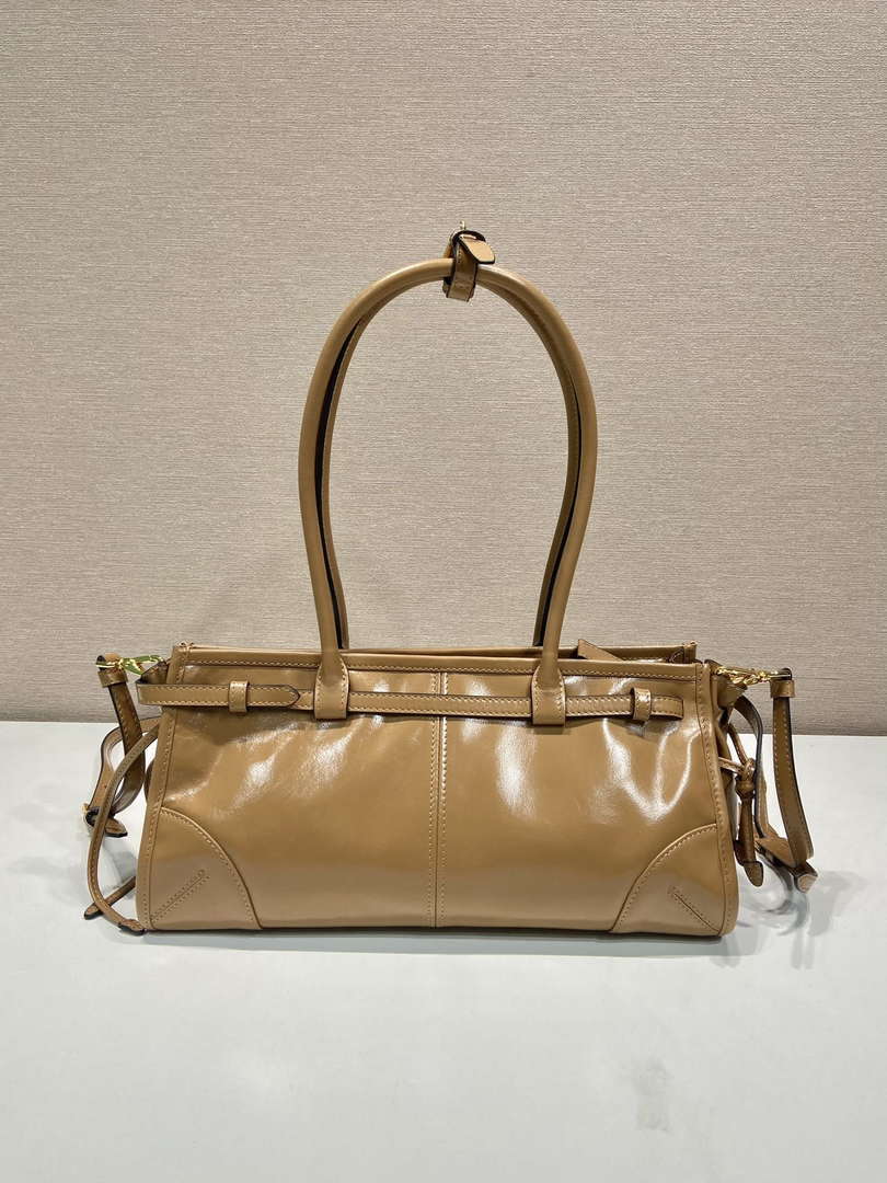 Prada 1BA426 Medium leather handbag  Brown