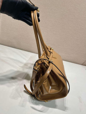 Prada 1BA426 Medium leather handbag  Brown - Default Title - View 5