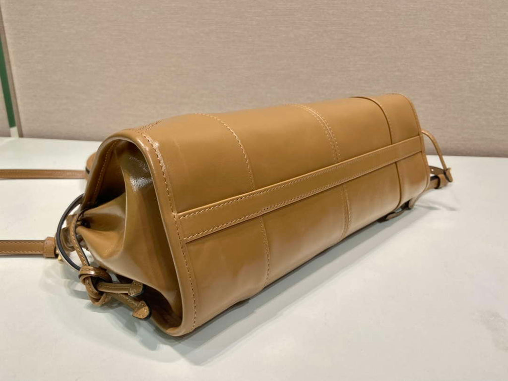 Prada 1BA426 Medium leather handbag  Brown