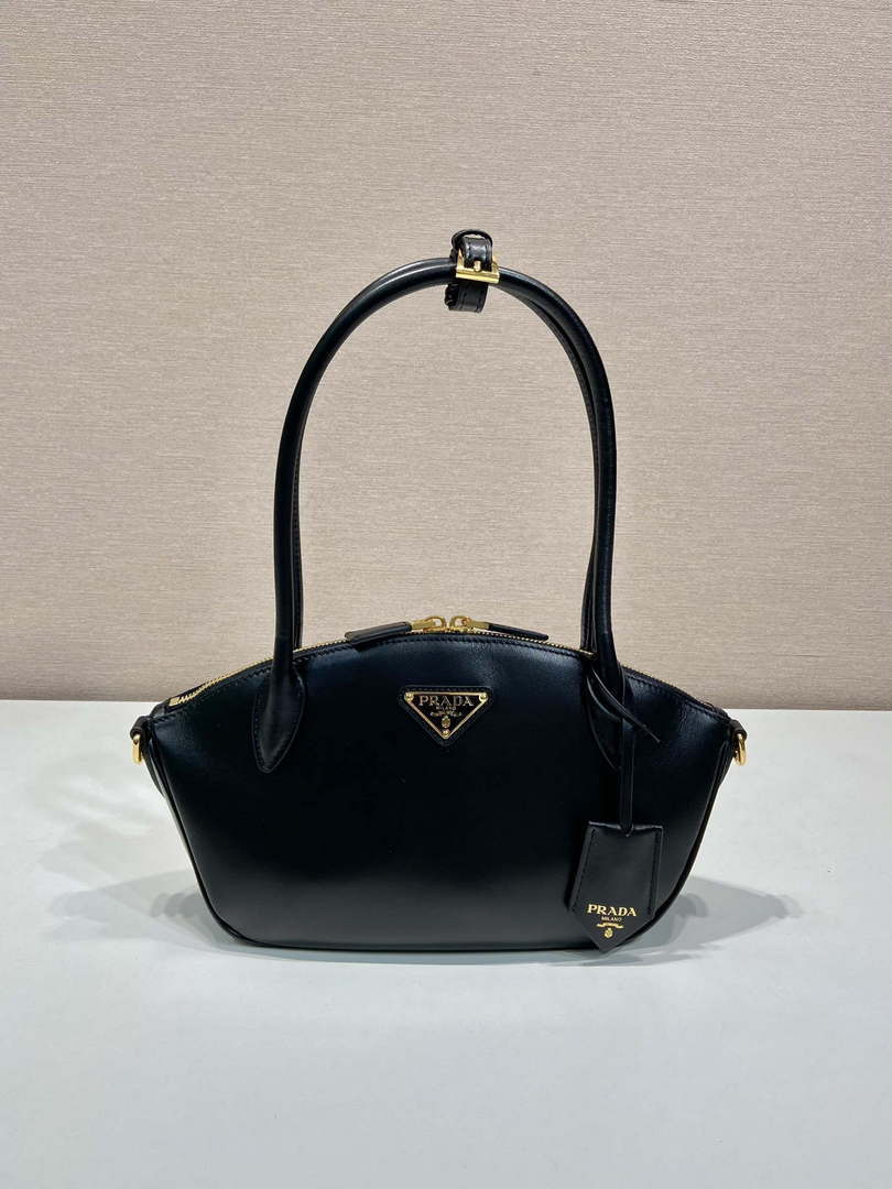 Prada 1BA427 Small leather handbag Black