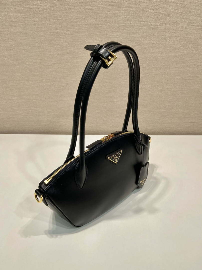 Prada 1BA427 Small leather handbag Black - Default Title - View 3