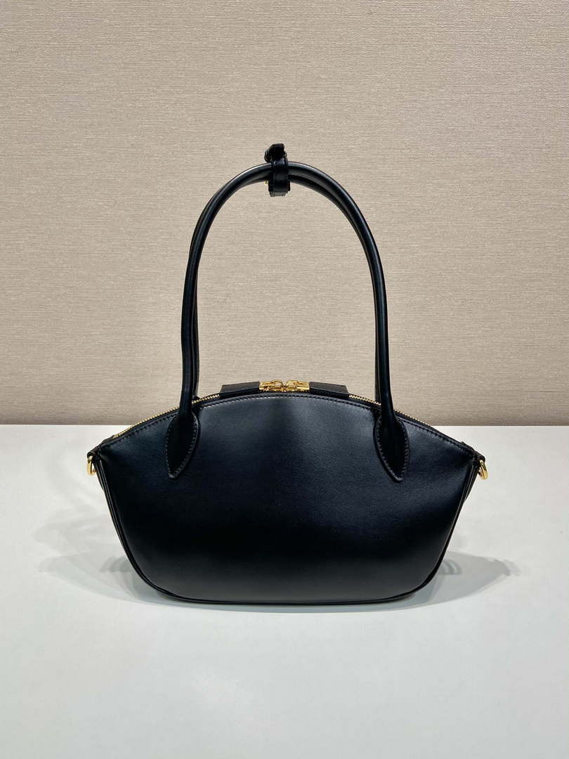 Prada 1BA427 Small leather handbag Black