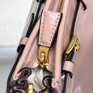 Prada 1BA433 Large Leather Handbag Pink - Default Title - View 7