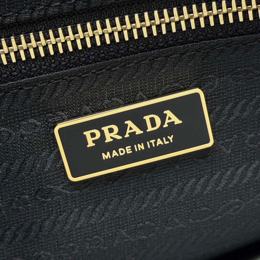 Prada 1BA433 Large Leather Handbag White