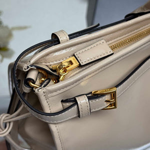 Prada 1BA439 Prada Bonnie extra large leather handbag Apricot - Default Title - View 6