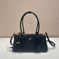 Prada 1BA457 Medium Prada Galleria leather bag Black - Default Title - View 1