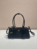 Prada 1BA457 Medium Prada Galleria leather bag Black