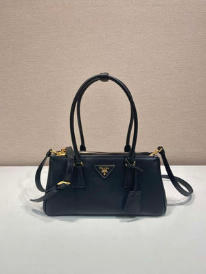 Prada 1BA457 Medium Prada Galleria leather bag Black - Default Title - View 1