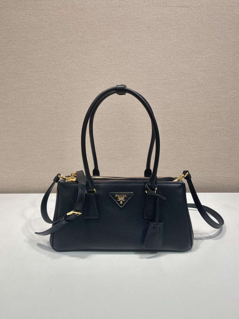 Prada 1BA457 Medium Prada Galleria leather bag Black