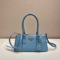 Prada 1BA457 Medium Prada Galleria leather bag Blue - Default Title - View 1
