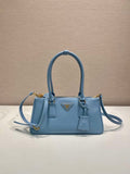Prada 1BA457 Medium Prada Galleria leather bag Blue