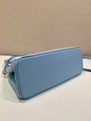 Prada 1BA457 Medium Prada Galleria leather bag Blue - Default Title - View 5